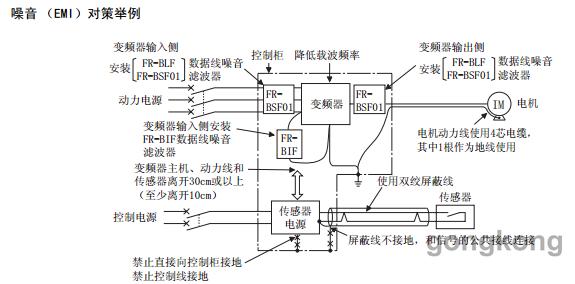 变频器接灯泡的方法