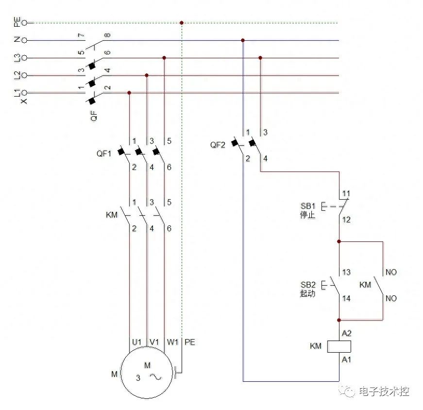 机械逆变器电路图