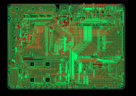 pcb电镀渗镀图片