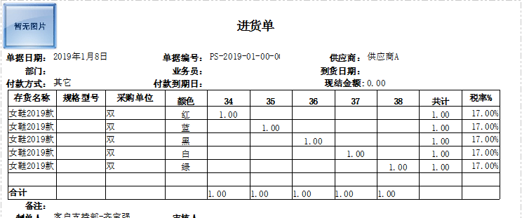 库存管理系统中主要输入的单据有